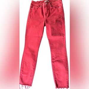 Good American Good Legs Burgundy Jean's Size 8/29